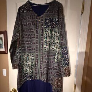 Long X large women's dress